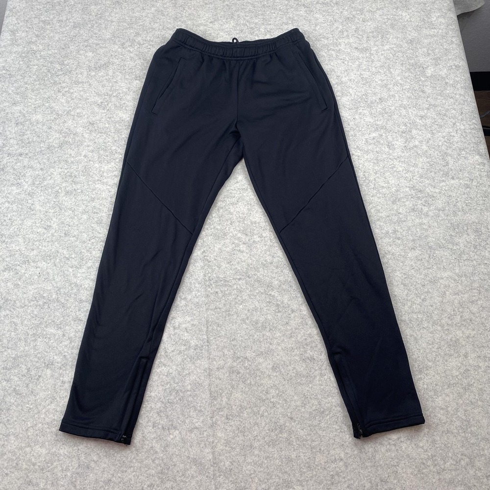 Adidas AEROREADY Pants Mens Small (26x29) Black Slim Tapered Track Joggers